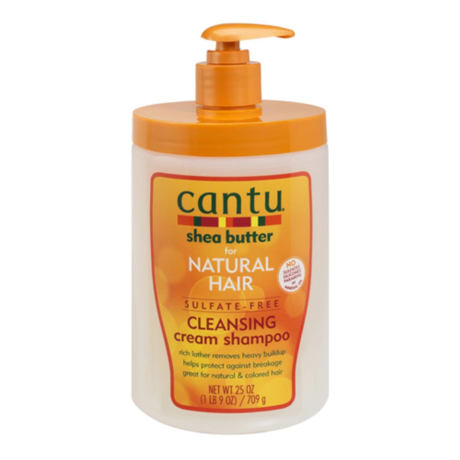 Cantu Shea Butter Champu Limpiador Crema Sin Sulfatos Para Cabello Natural 709Gr